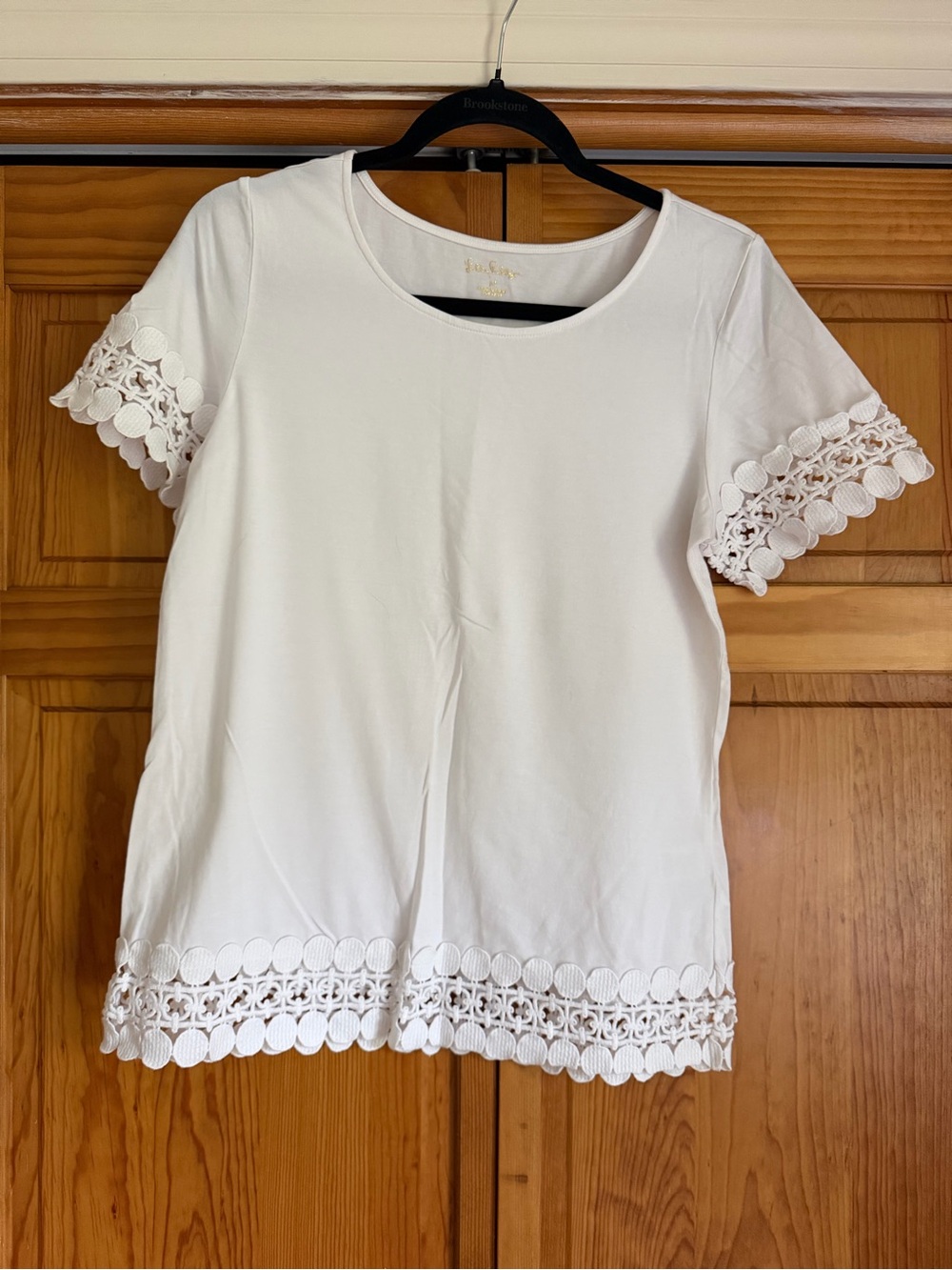 Lilly Pulitzer White Short Sleeve Top
